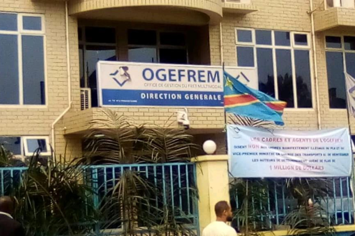 RDC : l’IGF interdit toute sortie des fonds de tous les comptes de l’Ogefrem
