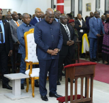Messe de requiem de 4 ans de la disparition du Mgr Gérard Mulumba : le président Félix Tshisekedi à Notre Dame de Fatima