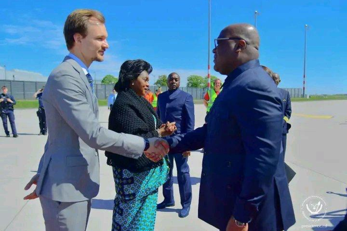Le chef de l'Etat Félix-Antoine Tshisekedi en visite officielle en Europe