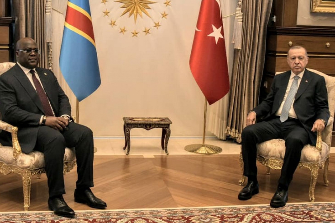 RDC-Turquie: les deux Etats s’engagent à augmenter leur volume d’échange à 250 millions USD à moyen terme