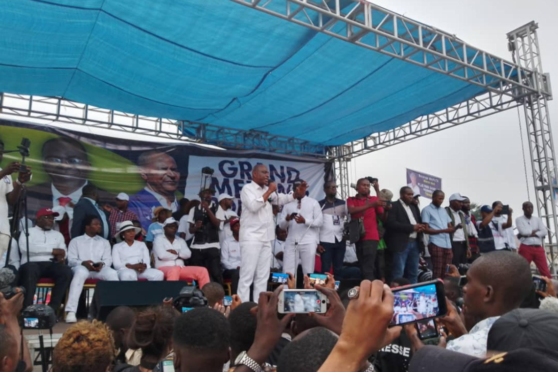 Meeting de l'opposition : "le 30 juin, je m'adresserai aux congolais pour donner l'état de la nation" (Martin Fayulu)