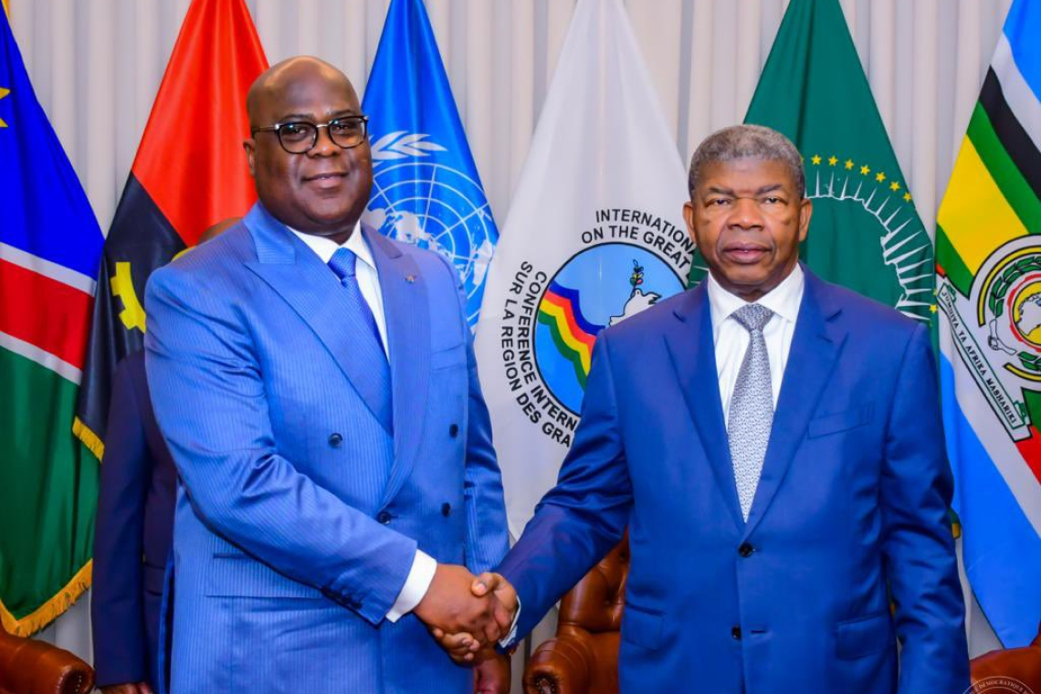 Le président de la République Félix-Antoine Tshisekedi à la recherche de la paix, à Luanda
