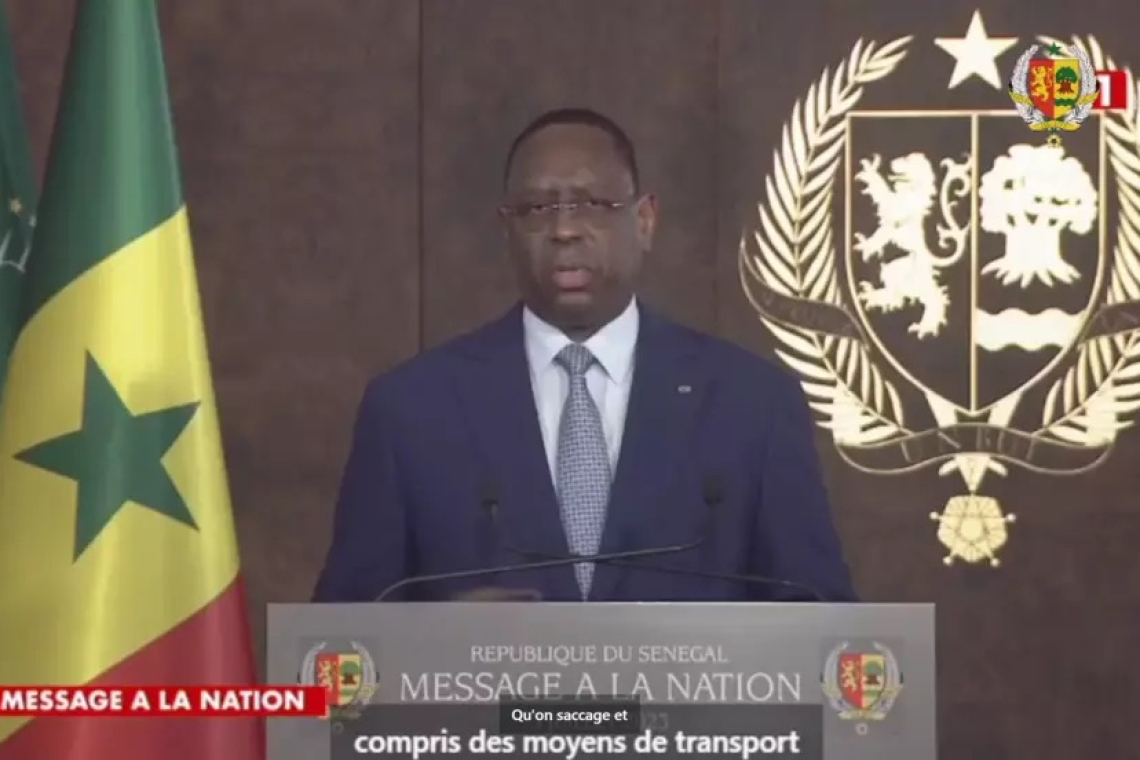 Le président sénégalais Macky Sall annonce qu'il ne sera pas candidat à la présidentielle de 2024