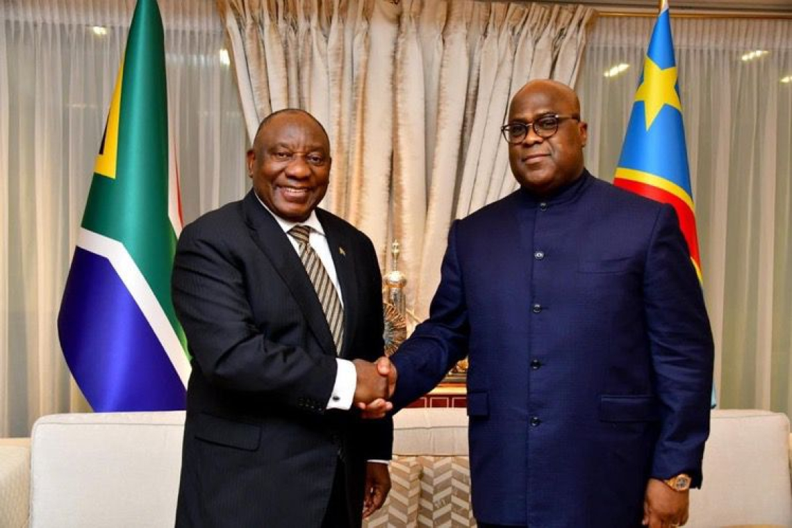 RDC : le président sud-africain en visite officielle de 48 heures