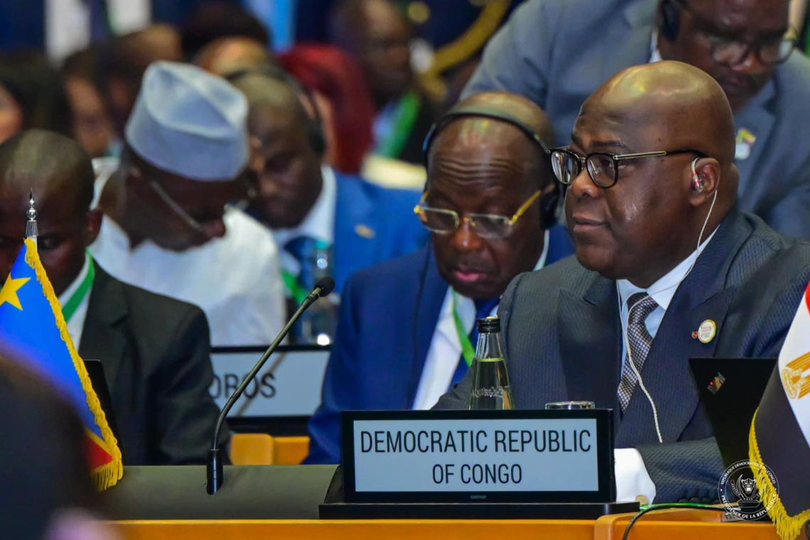 Félix-Antoine Tshisekedi, président en exercice de la SADC, présente les efforts d’intégration régionale de la SADC à Nairobi