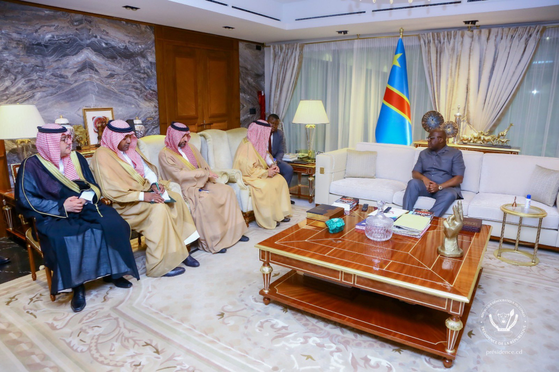 Le président de la République, Félix Antoine Tshisekedi, a reçu l’envoyé du Royaume d’Arabie Saoudite