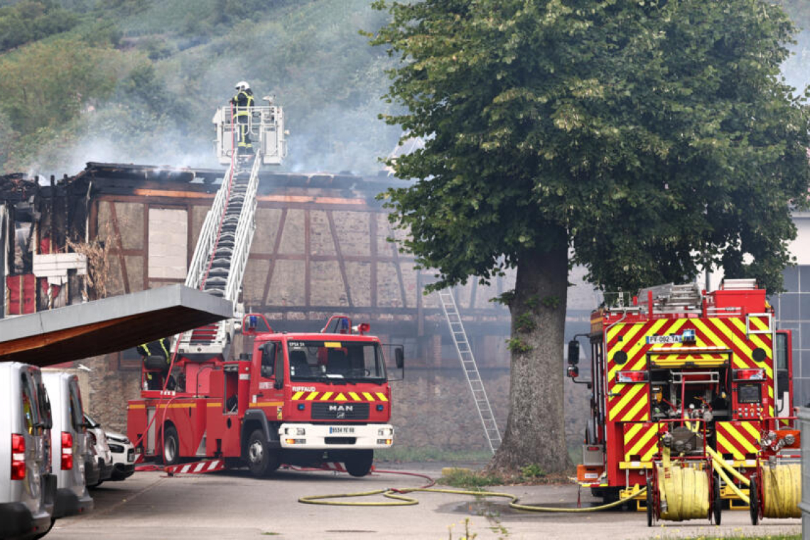 France : 11 morts dans l'incendie d'un gîte accueillant des handicapés en Alsace