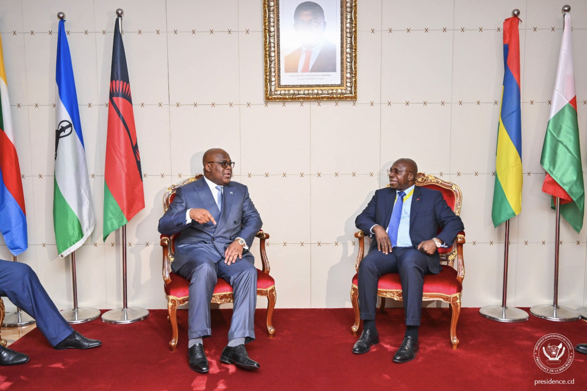 SADC : le président Félix Tshisekedi passe le relais à Luanda