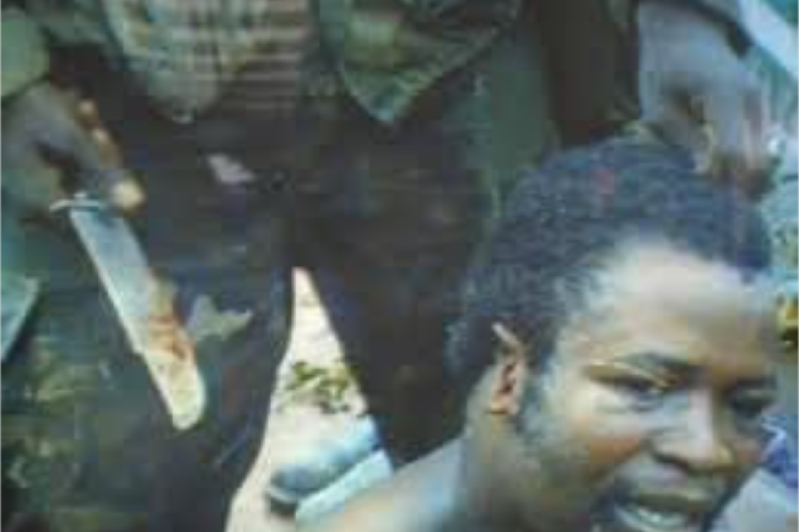 Le cruel assassinat du président libérien Samuel Doe