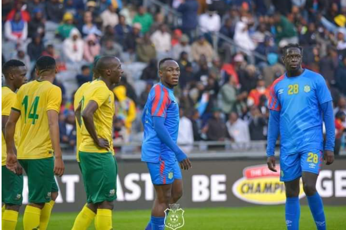 Amical : les Léopards surpris par les Bafana Bafana en Afrique du Sud