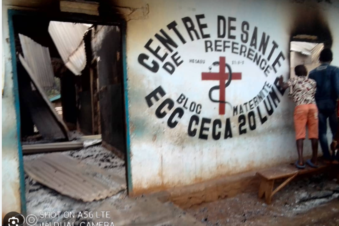 Beni : le FHRDC appuyé par UNFPA réhabilite la maternité du CS CECA 20 de Lume, un an après son incendie par les ADF