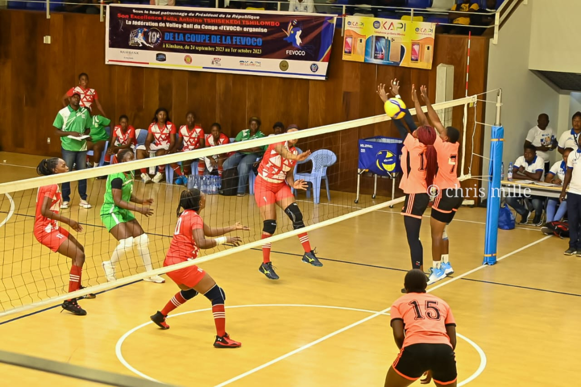 Volley-ball/Coupe de la Fevoco : Mazembe surmonte le piège Madaka