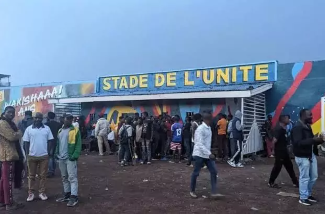Nord-Kivu : un mort et plusieurs blessés dans un stade de Goma