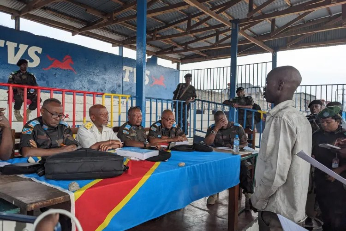 Goma : procès de la répression sanglante du 30 août, les accusés risquent des peines variées, dont la peine de mort