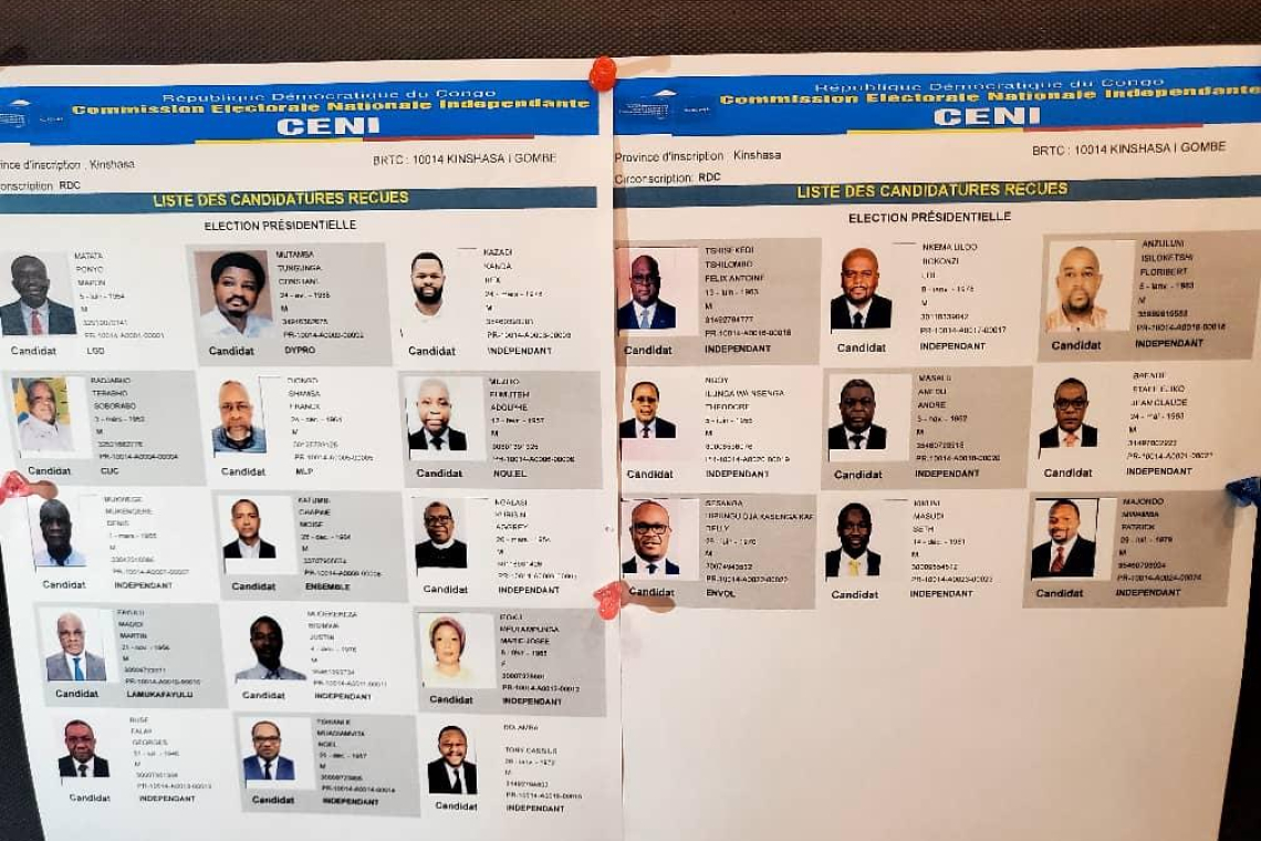 RDC : élection présidentielle 2023