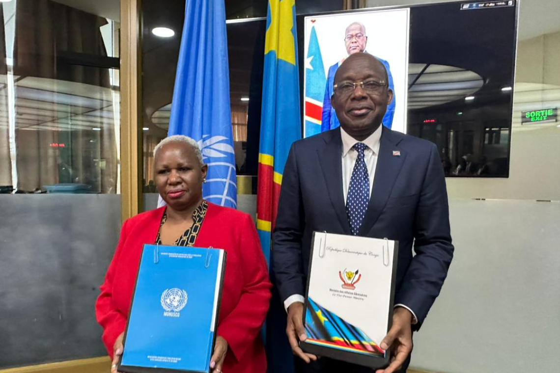 Le Gouvernement de la RDC et la MONUSCO signent un plan de désengagement pour le retrait de la Mission  