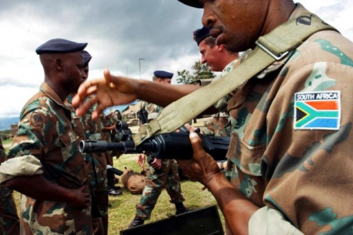 Nord-Kivu : 2 soldats sud-africains de la force de la SADC tués et 3 autres blessés par une bombe larguée dans leur base