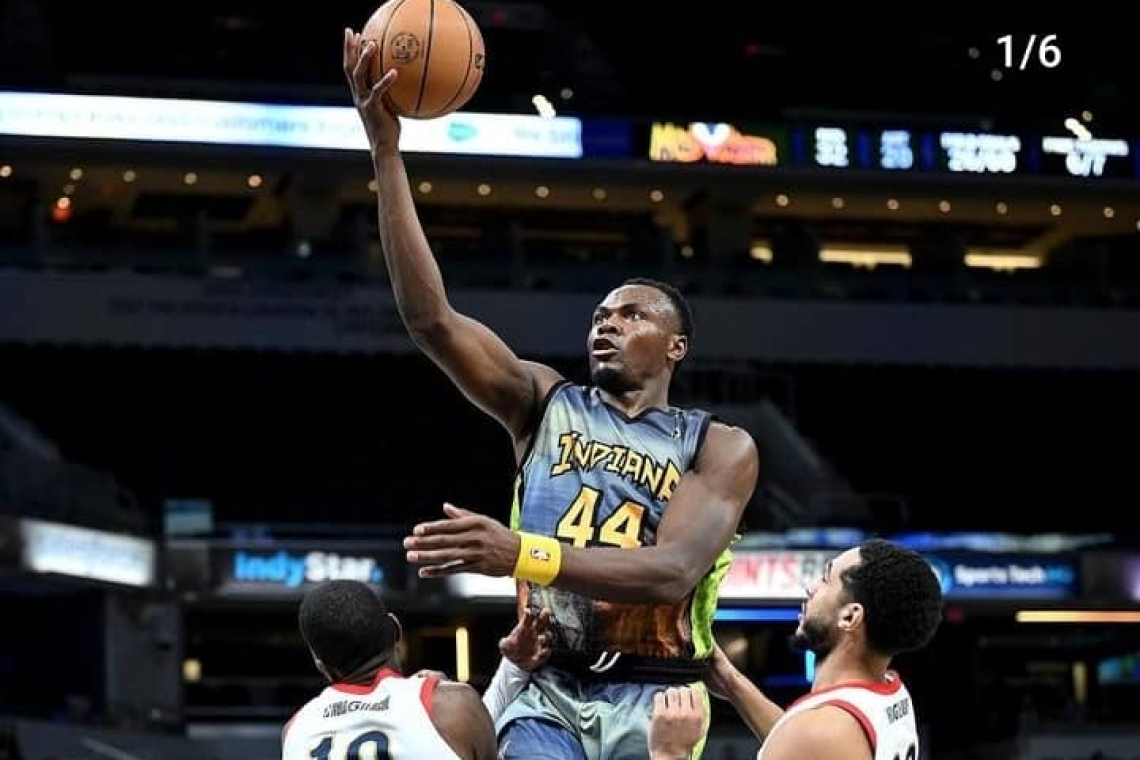 G-League: 28 points, 25 rebonds et 3 passes décisives, les chiffres fois d'Oscar Tshiebwe avec les Mad Ants Basketball face à Motor City Cruise