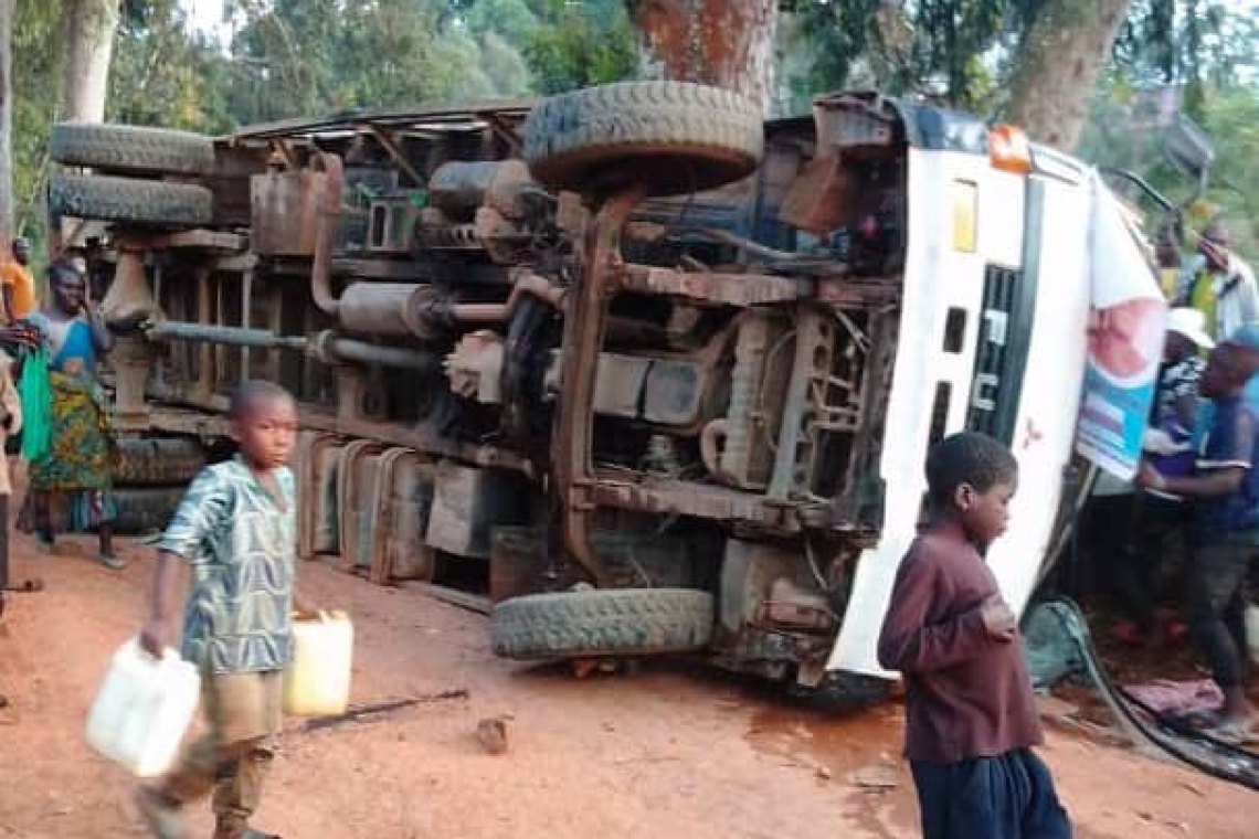 Nord-Kivu/Lubero : 5 morts et de nombreux blessés à la suite d'un accident routier mortel
