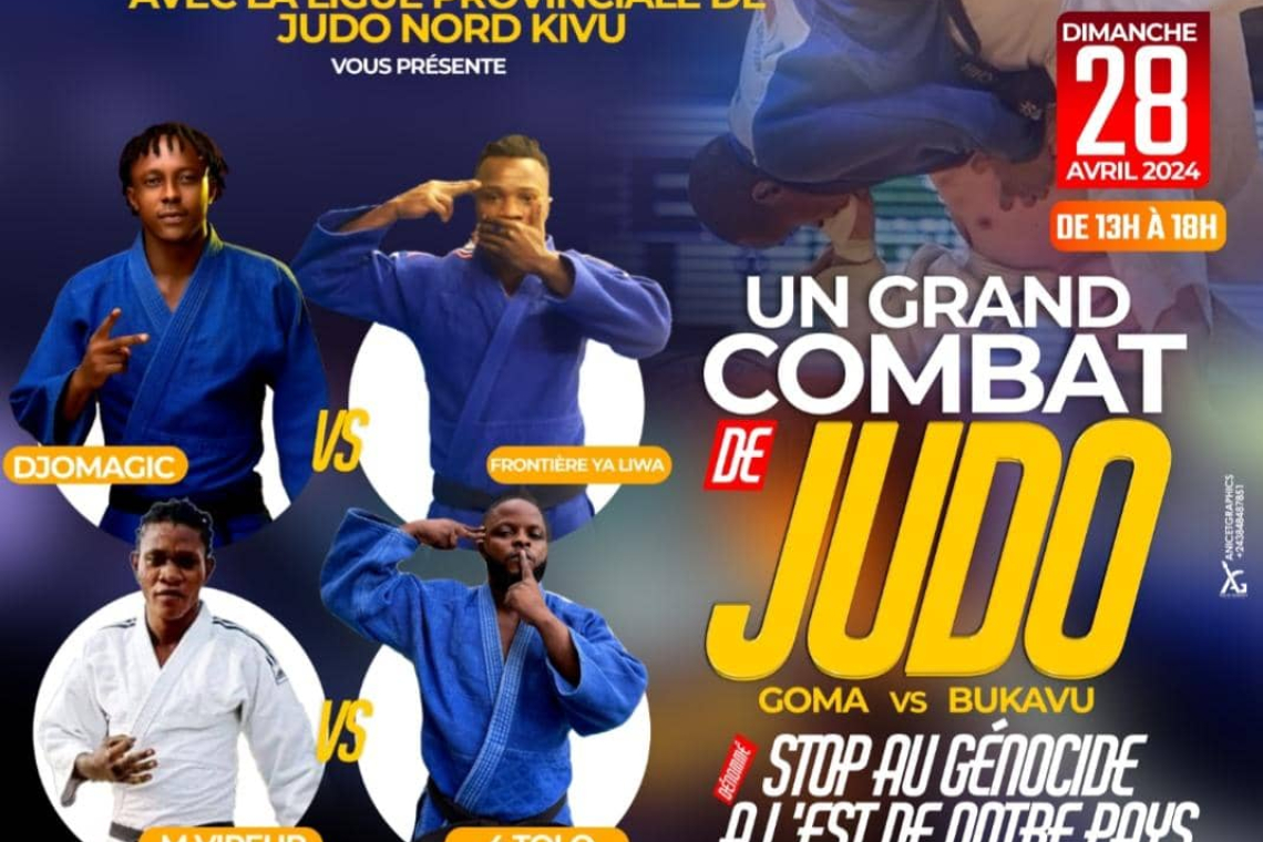 Nord-Kivu/Judo : le duel des judokas entre Goma vs Bukavu pour la paix