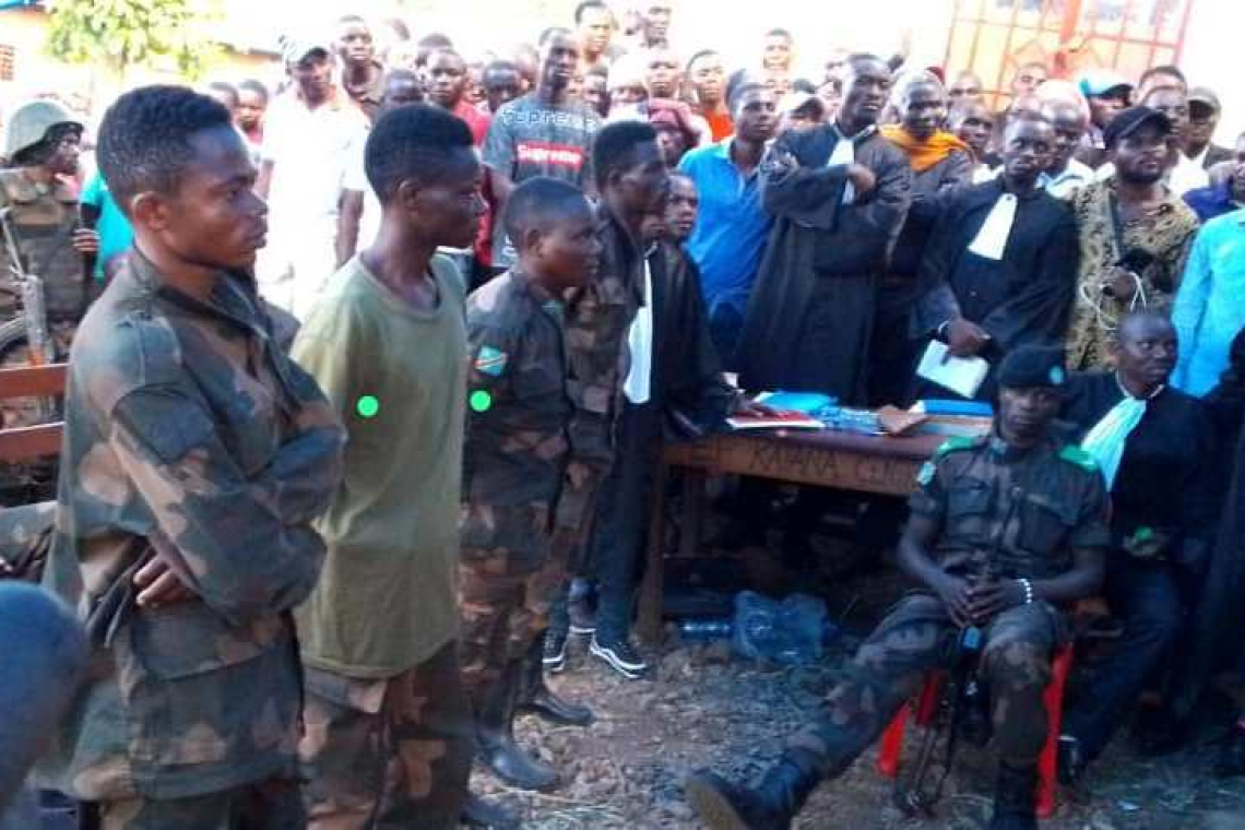 Quatre militaires condamnés à la peine de mort pour meurtre à Katana dans le Sud-Kivu  