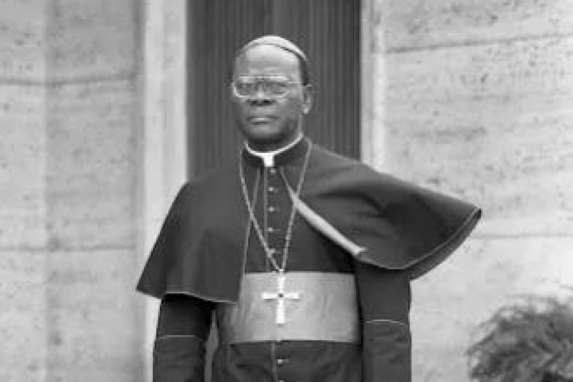 Le Cardinal Joseph Albert Malula (17 décembre 1917 - 14 juin 1989)