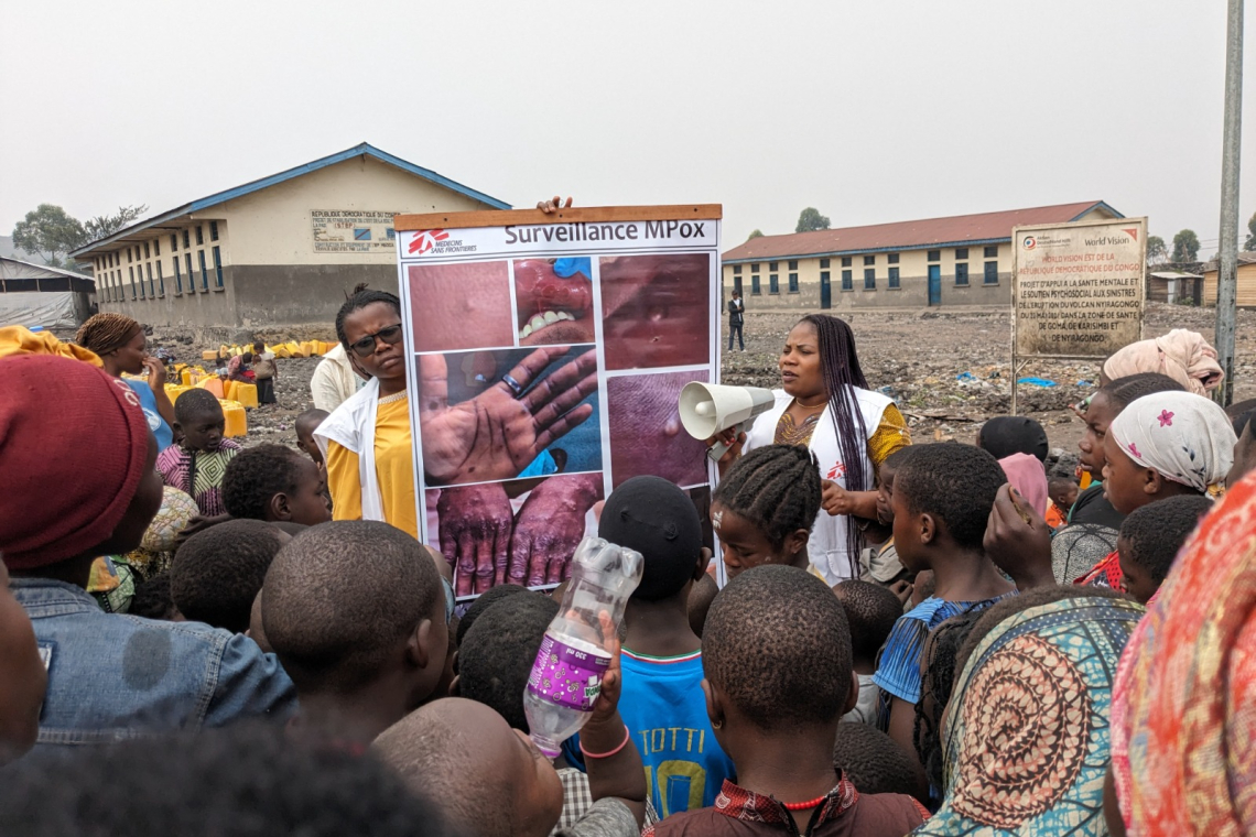 RDC : plus de 12.300 cas suspects de Mpox notifiés en 7 mois dans 23 provinces