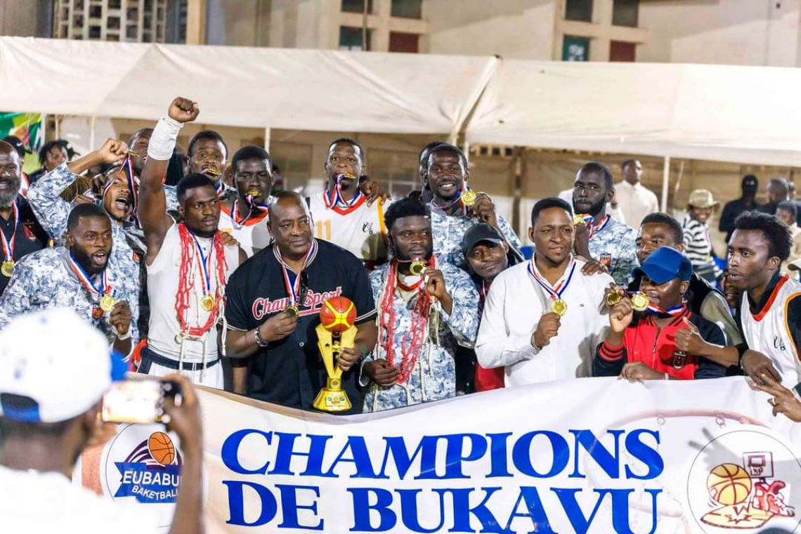 Bukavu/Basketball : triplé historique pour le BC Chaux Sport en championnat local