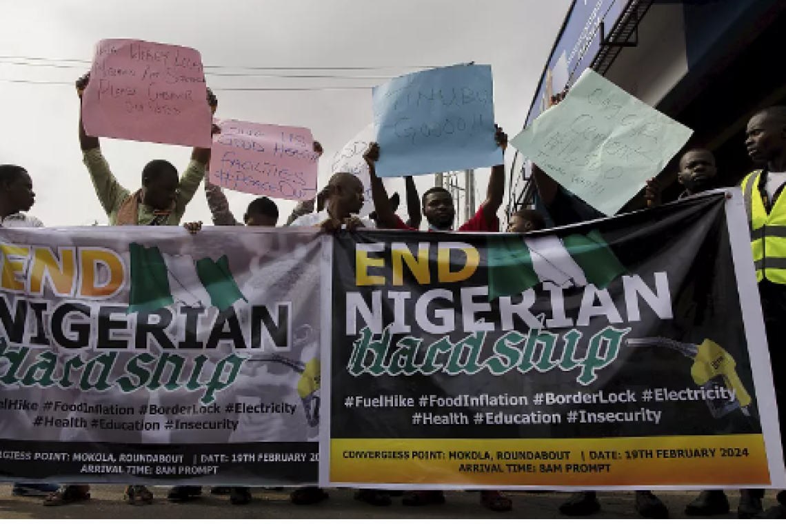 Nigeria : des manifestations pour exiger l'amélioration des conditions de vie