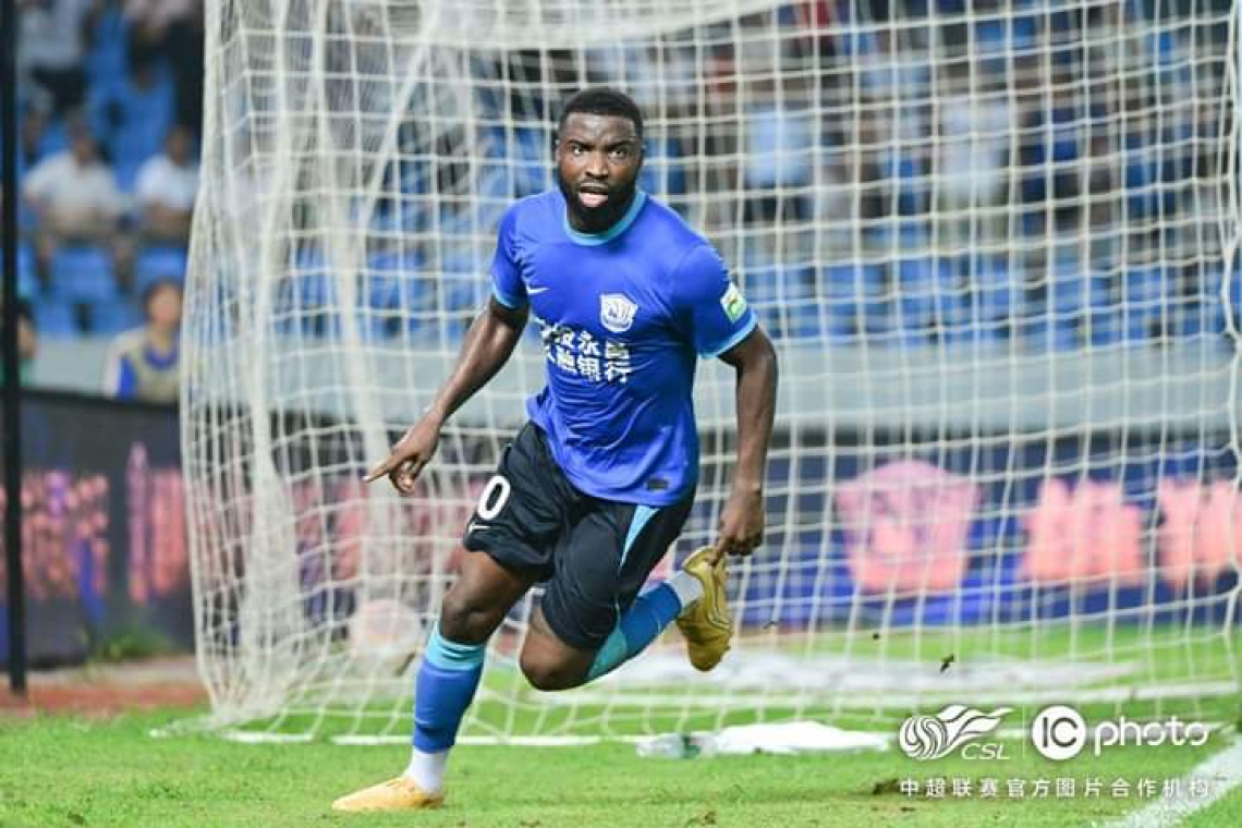 Chine/D1 : premier succès depuis avril pour Oscar Taty Maritu et le Cangzhou Mighty Lions avec le 7ème but du Congolais