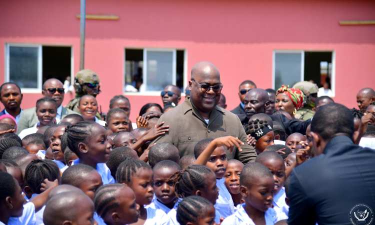 Félix-Antoine Tshisekedi a visité deux écoles