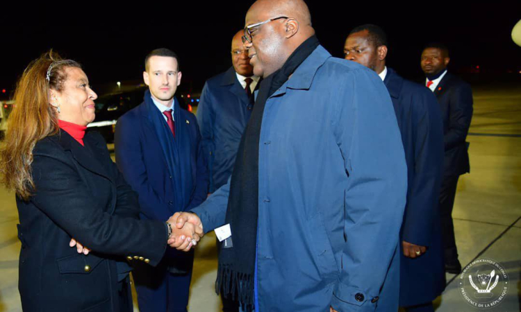  Le président de la République, Félix Antoine Tshisekedi est arrivé à Paris. 