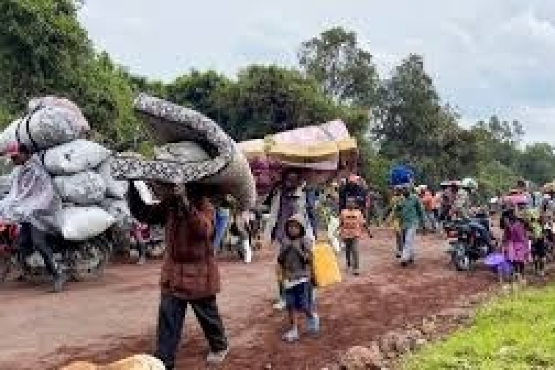 Violents affrontements dans le territoire de Rutshuru, population en fuite