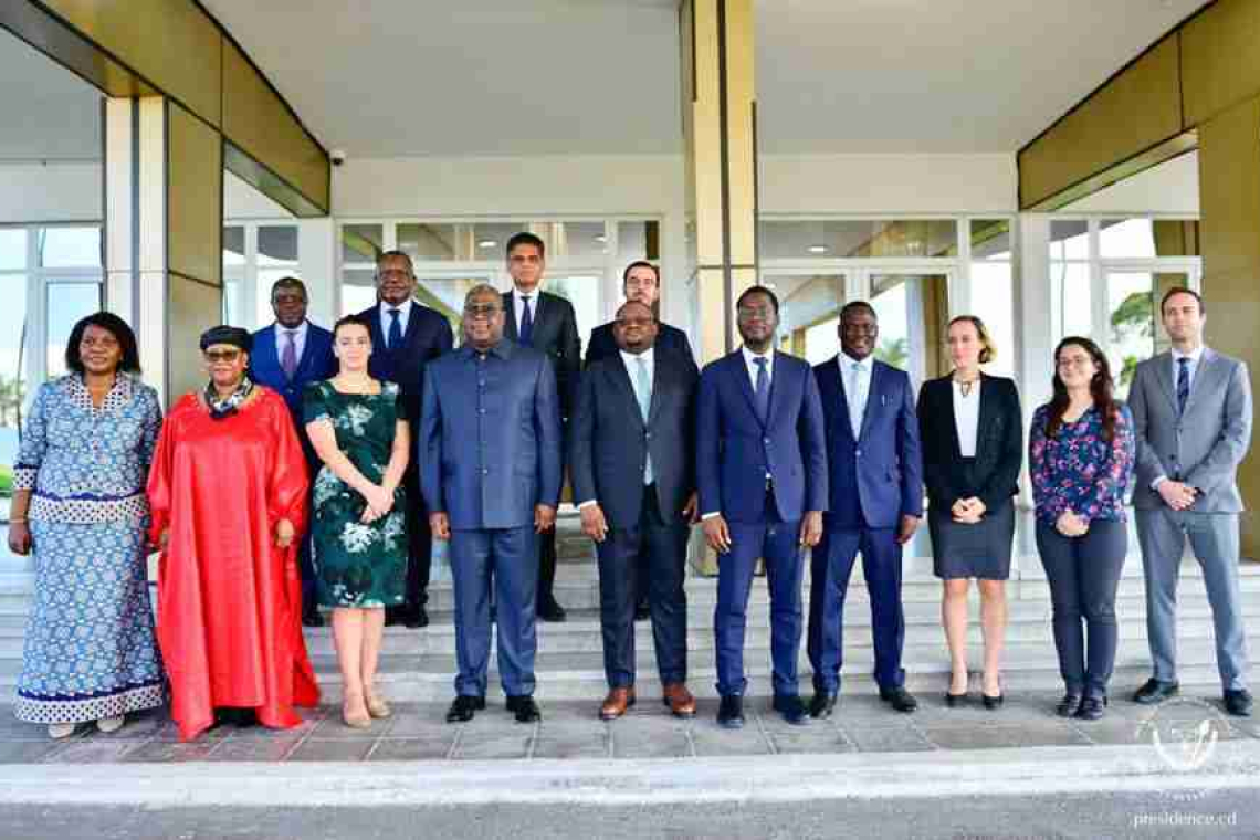 Le président de la République Félix Antoine Tshisekedi a reçu le chef de mission du Fonds monétaire international. 