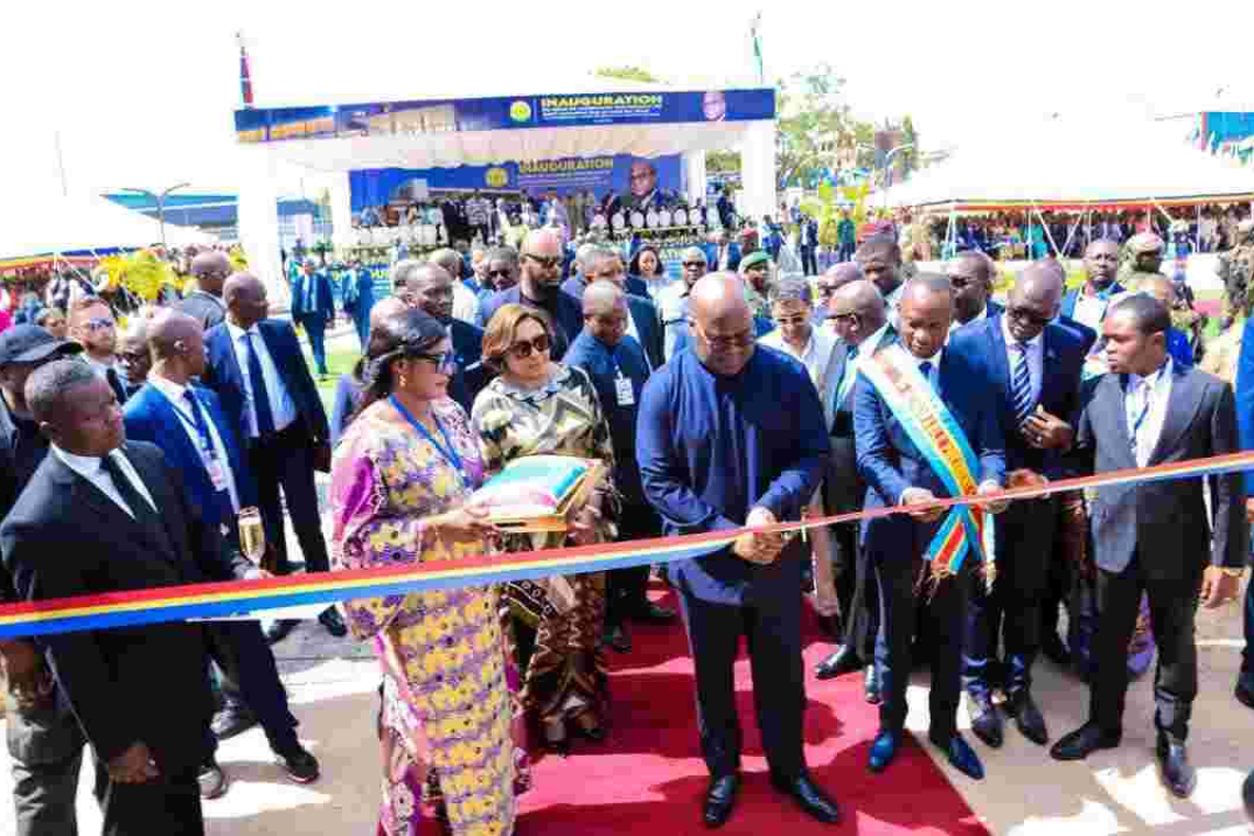 Haut-Katanga : le président de la République , Félix Antoine Tshisekedi a inauguré le siège de l’Assemblée provinciale à Lubumbashi