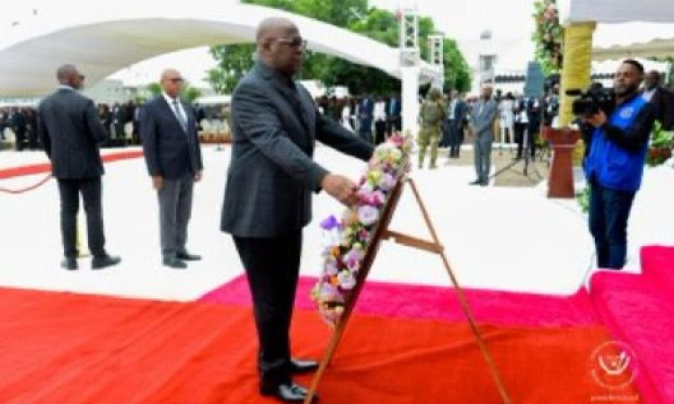 Le président de la République, Félix Antoine Tshisekedi a rendu hommage à Lucien Bonyeme Ekofo, ancien DG de la DGRAD , décédé en Inde