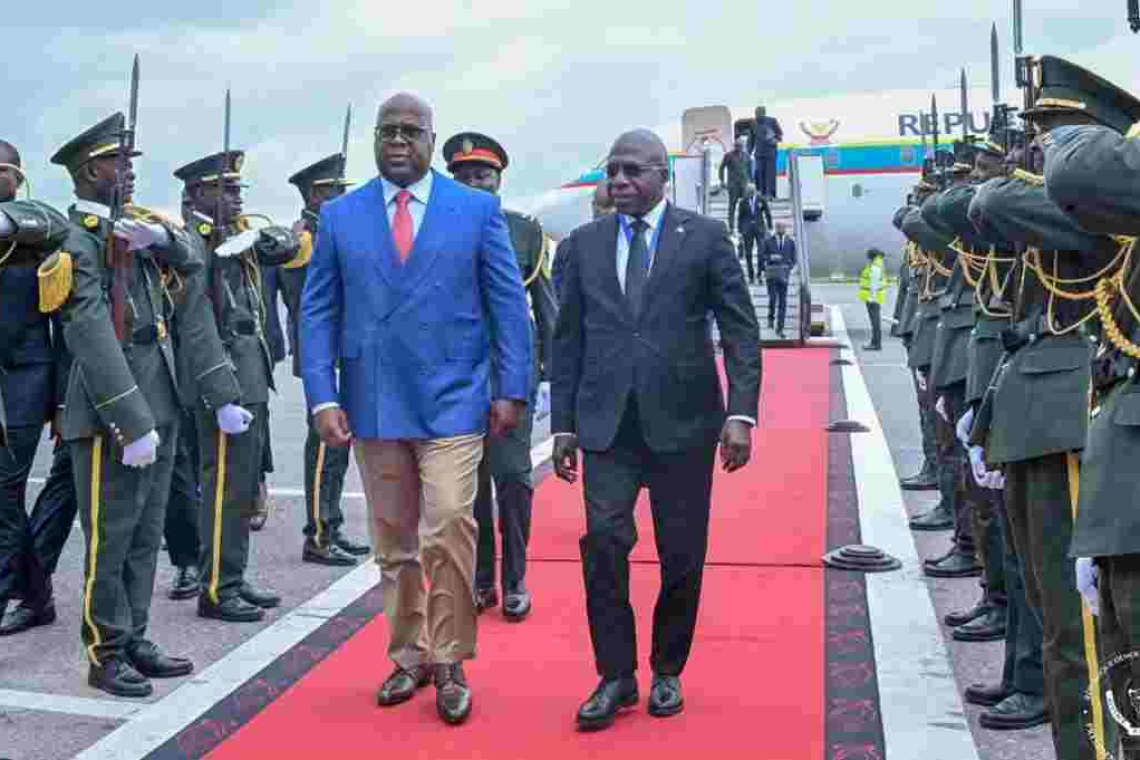 Le président de la RDC est parti à Luanda pour répondre à une invitation du président angolais qui était valable