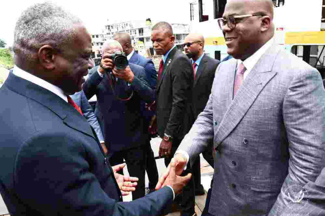 Le Président Félix Antoine Tshisekedi est arrivé, ce samedi à Brazzaville, en République du Congo, pour un tête-à-tête avec son homologue Denis Sassou N’guesso. 