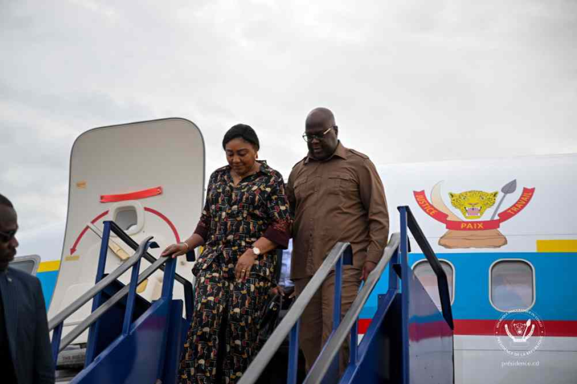 Le Président Félix Antoine Tshisekedi est arrivé à Mbujimayi. 