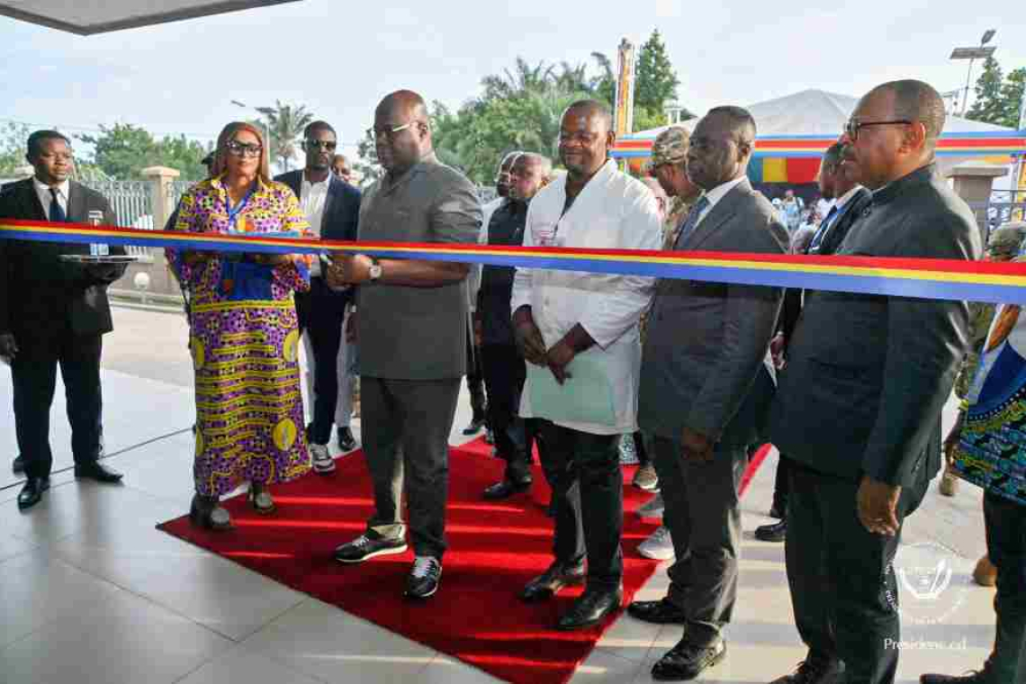 Félix Antoine Tshisekedi a inauguré l'hôpital général Muya, à Mbuji Mayi.