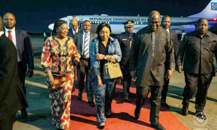 Le président de la République Félix Antoine Tshisekedi à  Accra  pour participer à l'investiture de son homologue. 