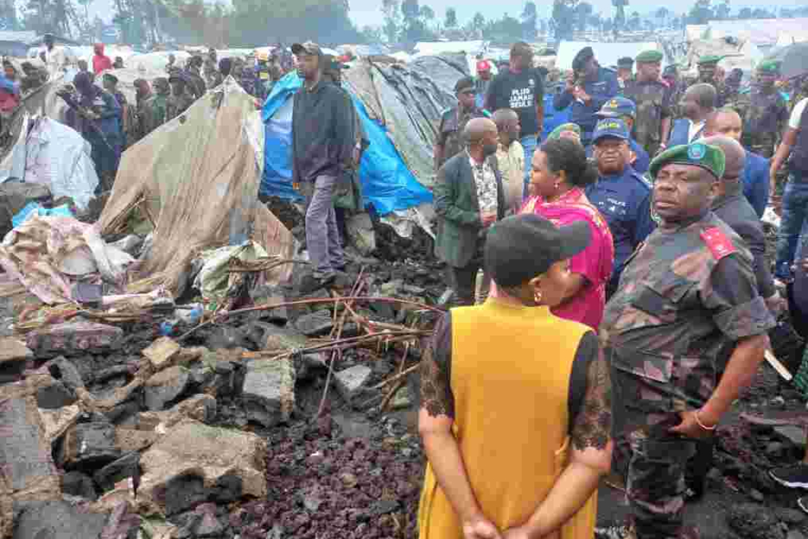 Goma : trois blessés dans une attaque nocturne au camp de déplacés à Mugunga