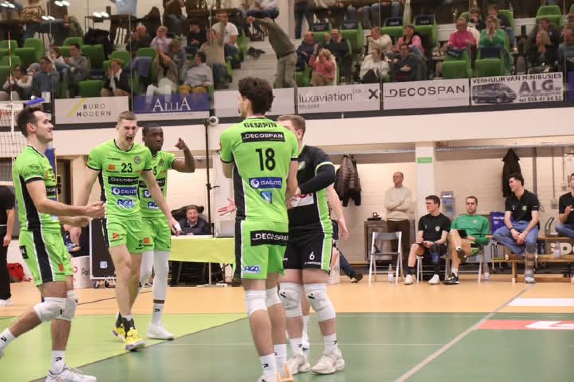 Volley-ball/Belgique-D1 : grosse désillusion pour Lucas Lilembo et Menen