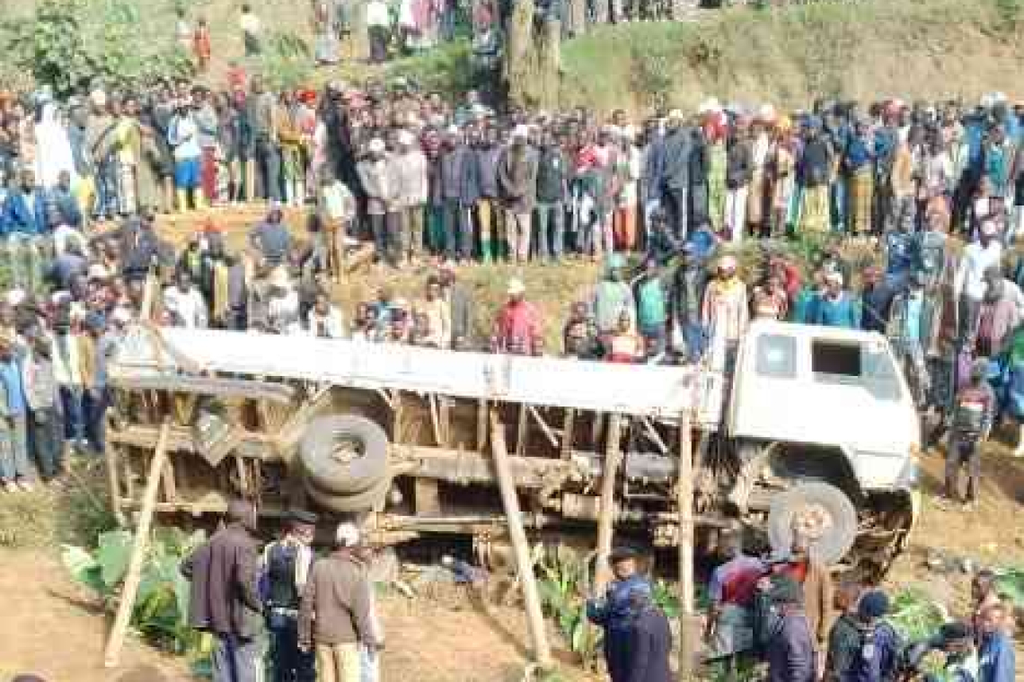 Lubero : un blessé grave dans un accident de circulation à Masisi